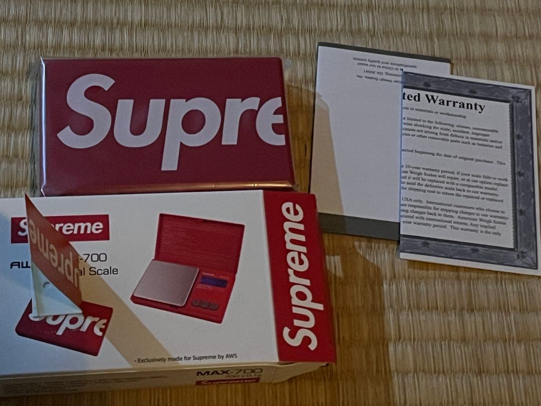Supreme AWS MAX-700 デジタルスケール レッド Supreme X AWS Max-700 Digital Scale RED from Japan NEW | eBay