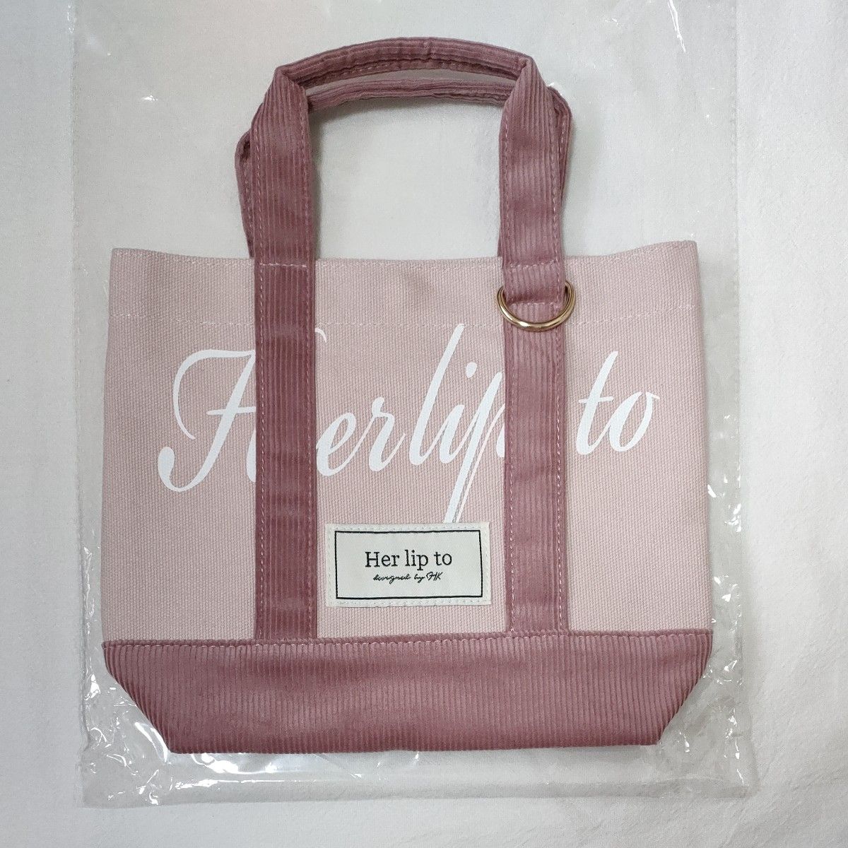 Herlipto HLT Daily Logo Tote rose 名古屋｜Yahoo!フリマ（旧PayPay
