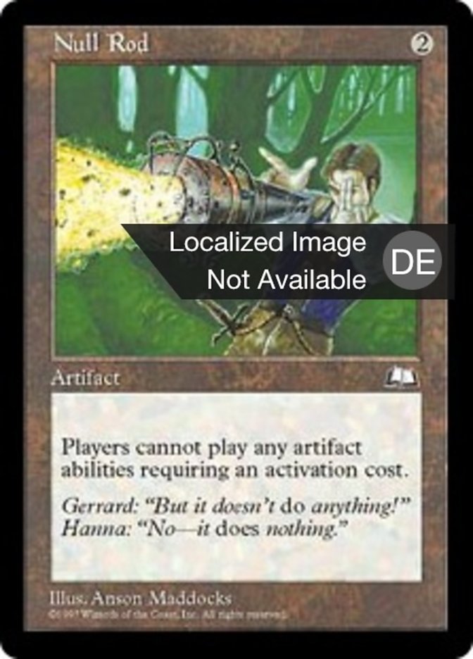 MTG 無のロッド 英語1枚 stab des Nichts MTG 無のロッド 英語1枚 stab